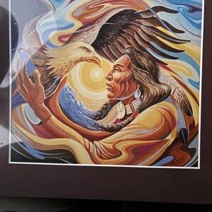 Colorful Native American Art Print